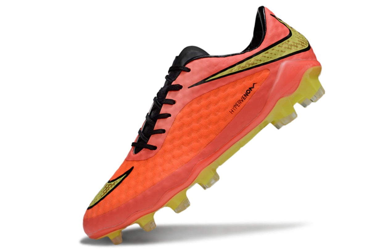 Nike Hypervenom Phantom FG - Bright Crimson/Volt