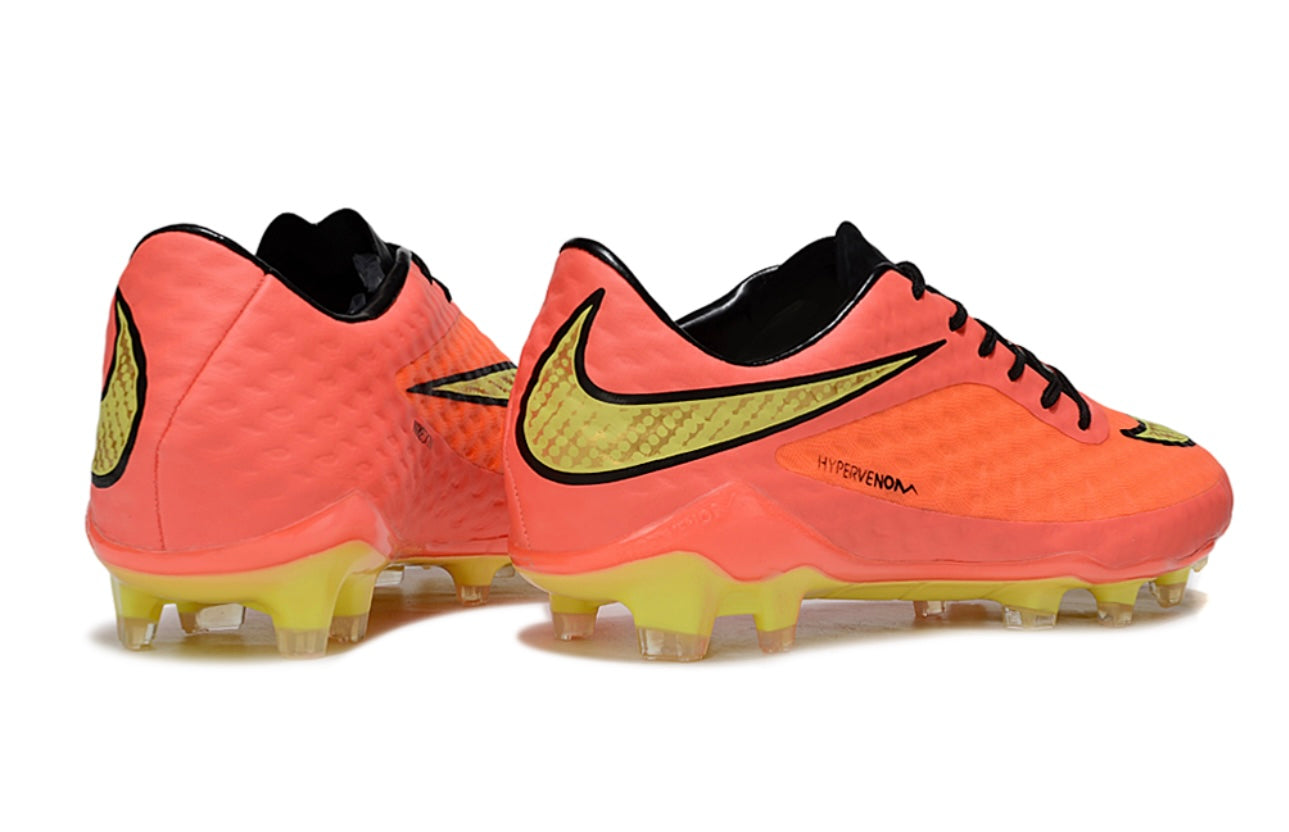 Nike Hypervenom Phantom FG - Bright Crimson/Volt