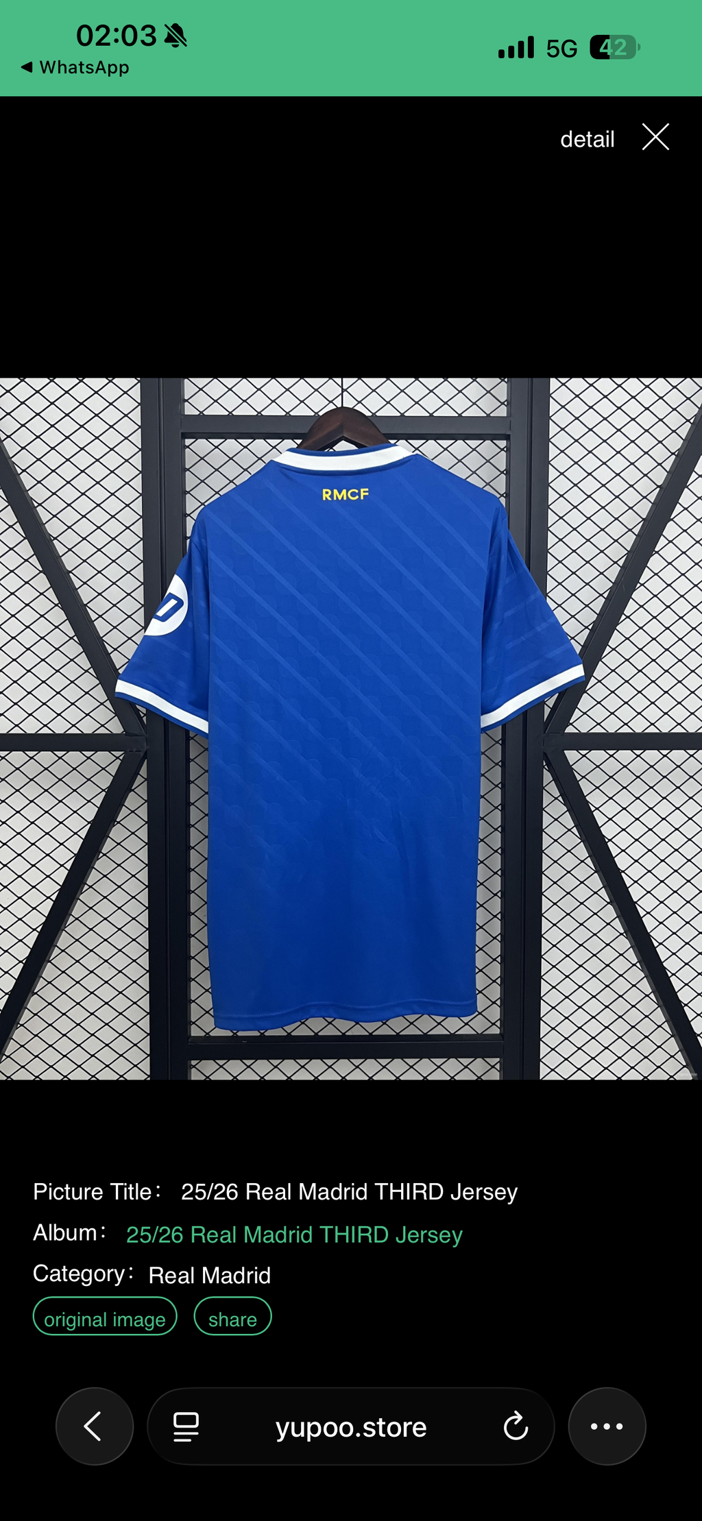 Real Madrid 25/26 Third Jersey